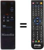 Replacement remote control RB-66 G