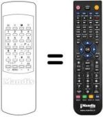 Télécommande équivalente RC-0302 / 00