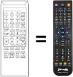 Replacement remote control RC-1021 E