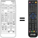 Replacement remote control RC-1066 E