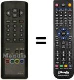 Télécommande équivalente Orion G 562
