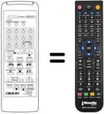 Replacement remote control 076G044180