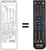 Télécommande équivalente 076G046070