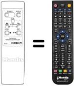 Télécommande équivalente 0762057080