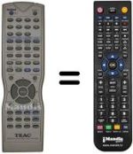 Télécommande équivalente TEAK PL-D 2100