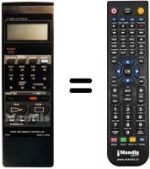 Télécommande équivalente 076200B001
