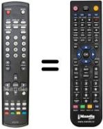 Replacement remote control Hyundai HM 19 W