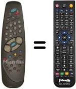 Télécommande équivalente RC 1010