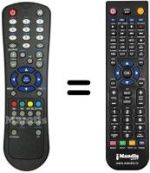 Télécommande équivalente Autovox AX 42TFT 17HDN