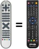 Télécommande équivalente RC 1062