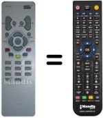 Télécommande équivalente Teleavia 28 WF 200 G