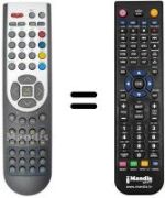Replacement remote control RC 1167