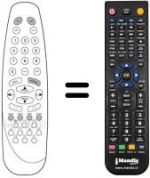 Télécommande équivalente RC 1530