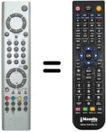 Télécommande équivalente RC 1602