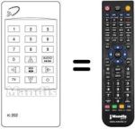 Replacement remote control RC 202