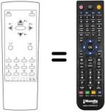 Télécommande équivalente RC 2144 HY 36 SIL