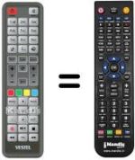 Replacement remote control RC 2400