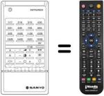 Télécommande équivalente RC 243