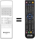 Télécommande équivalente RC 305