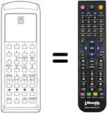 Télécommande équivalente RC 40
