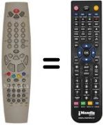 Replacement remote control Vestel 2120