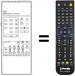 Replacement remote control RC 5352