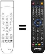 Télécommande équivalente QUELLE RC 554