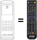 Télécommande équivalente RC 60