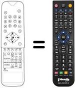 Télécommande équivalente Hypson NR 2899