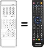 Télécommande équivalente RC 658