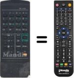 Télécommande équivalente Sanyo CEP 4011 V