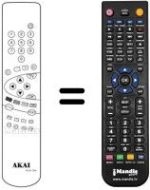 Replacement remote control RCS 702