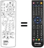 Télécommande équivalente Teleavia 32 WT 45 ES