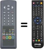 Télécommande équivalente Goldstar CB 14E80
