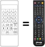 Replacement remote control RD-1607 E
