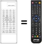 Télécommande équivalente REM-40