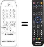 Télécommande équivalente REM.CONTR.UNIT 39 PROGR