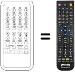 Télécommande équivalente REM 30