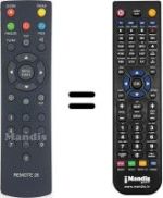 Télécommande équivalente Imperial IM 2251
