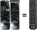 Gleichwertige Fernbedienung Sony SLV-E 90