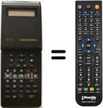 Télécommande équivalente Grundig GV-2392 VPT