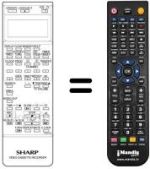 Télécommande équivalente RRMCG 0570 GESA