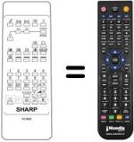 Télécommande équivalente RRMCG 1011 BMSA