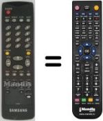 Télécommande équivalente 00006 C