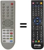 Replacement remote control Sinudyne 27200