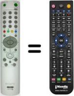 Télécommande équivalente Sony KV-24 LS35