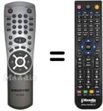 Télécommande équivalente SV 12909