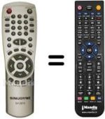 Télécommande équivalente SV 12919