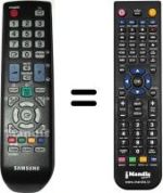 Gleichwertige Fernbedienung Samsung SYNCMASTER XL 2370 HD