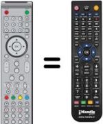 Gleichwertige Fernbedienung Sunstech TL-XRI2280 HD